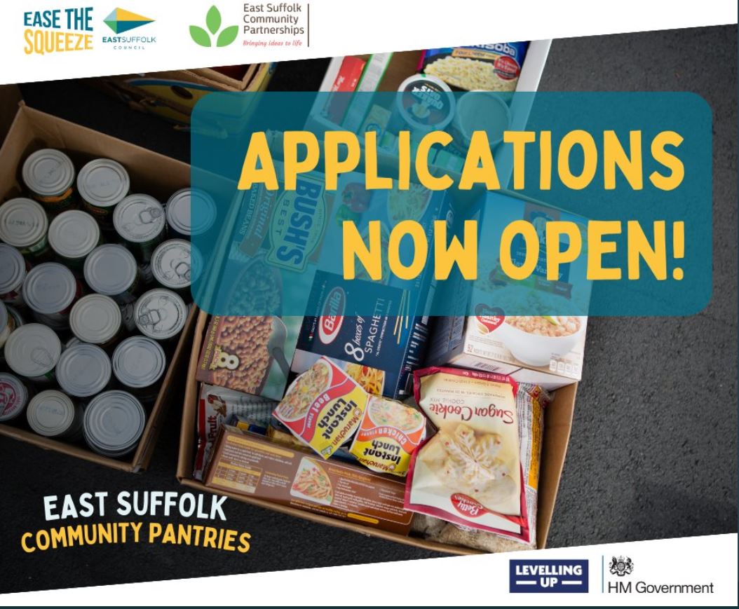 Applications now open for Community Pantries grants East Suffolk