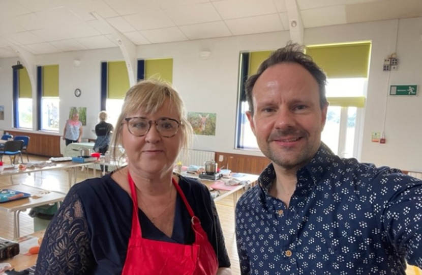 Cllr James Mallinder and Cllr Letitia Smith