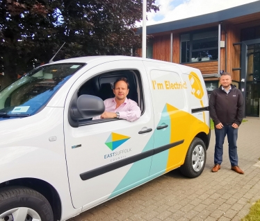 New electric cars for East Suffolk Council